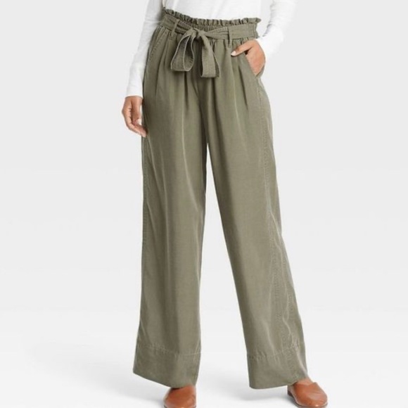 Knox Rose Pants - Knox Rose Olive high waist pant